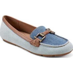 Women's 9 Easy Spirit Women's Loafers GorpCore Office CottageCore Blue Shoes